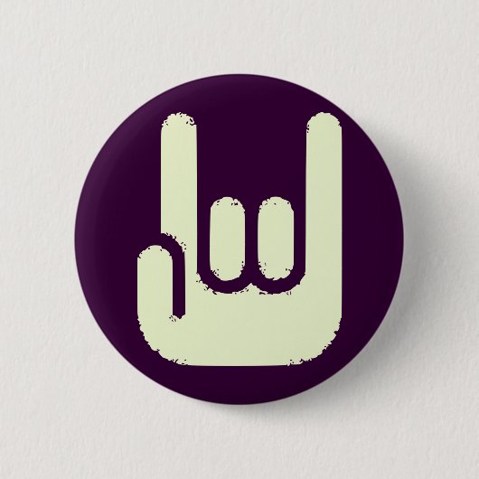 rockteken ronde button 5,7 cm (Voorkant)