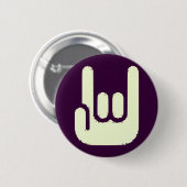 rockteken ronde button 5,7 cm (Voorkant /achterkant)