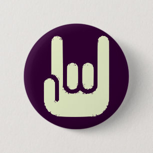 rockteken ronde button 5,7 cm