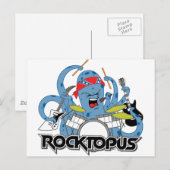 Rocktopus Briefkaart (Voorkant / Achterkant)