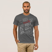 rocktypografie t-shirt (Voorkant volledig)