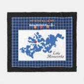 Rockvam Boat Yards Inc. - Lake Minnetonka Blanket Fleece Deken (Voorkant (Horizontaal))