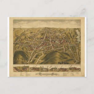 Rockville Connecticut in 1877 Briefkaart