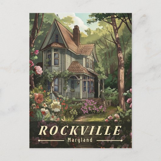 Rockville Retro - Een glimp van de charme van Mary Briefkaart (Voorkant)