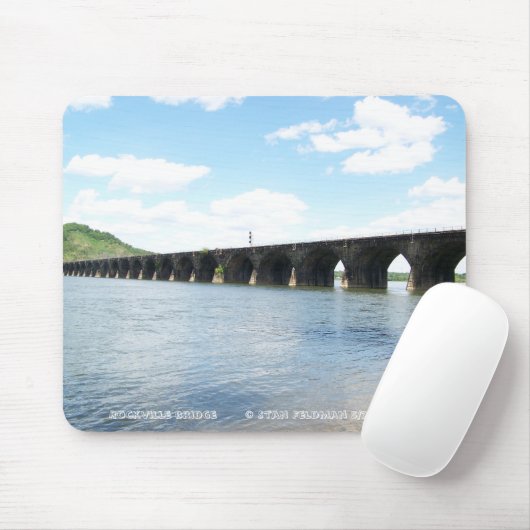 Rockville Stone Masonry Arch Railway Bridge Muismat (Met muis)