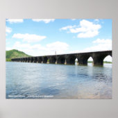 Rockville Stone Masonry Arch Railway Bridge Poster (Voorkant)