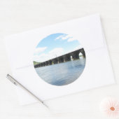 Rockville Stone Masonry Arch Railway Bridge Ronde Sticker (Envelop)