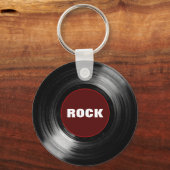 rockvinylrecord sleutelhanger (Voorkant)