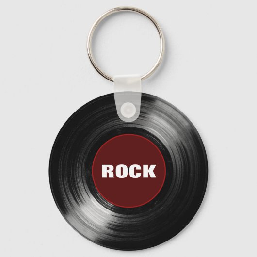 rockvinylrecord sleutelhanger (Achterkant)