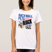 Rockwall Pets Women's White T-Shirt (Voorkant)