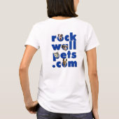 Rockwall Pets Women's White T-Shirt (Achterkant)