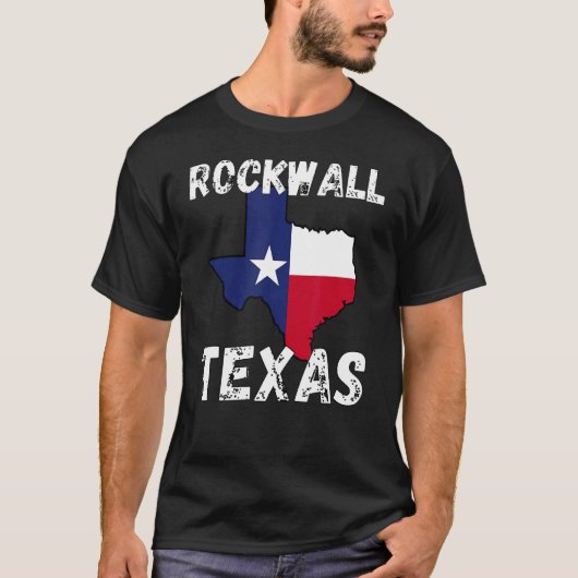 Rockwall TX Texas Shirt Texas Cities Shirt (Voorkant)