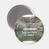 Rockwandreflecties #1 Natuur Gepersonaliseerd Magneet (Voorkant / Achterkant)