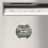 Rockwandreflecties #1 Natuur Gepersonaliseerd Magneet (Insitu (Vaatwasser))