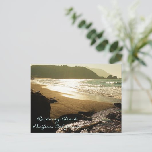 Rockway Beach- Pacifica, Californië Briefkaart (Staand voorkant)