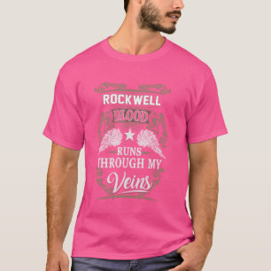 Rockwell bloed stroomt door mijn aderen t-shirt