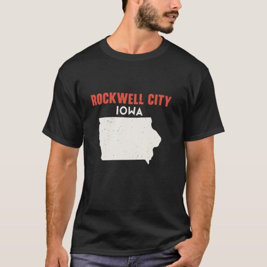Rockwell City Iowa Verenigde Staten Verenigde Stat T-shirt (Voorkant)
