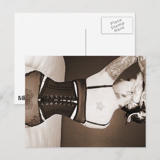 Rockwell DeVil Briefkaart (Voorkant / Achterkant)