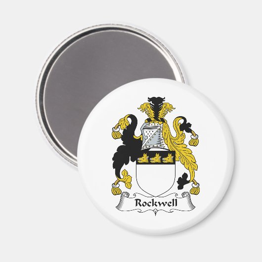 Rockwell Family Crest Magneet (Voorkant / Achterkant)