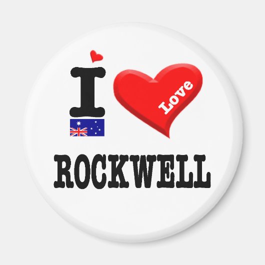 ROCKWELL - I Love Magneet (Voorkant)
