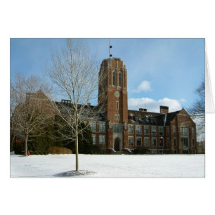 Rockwell in de Winter bij Grove City College