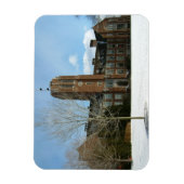 Rockwell in Winter at Grove City College Magneet (Verticaal)