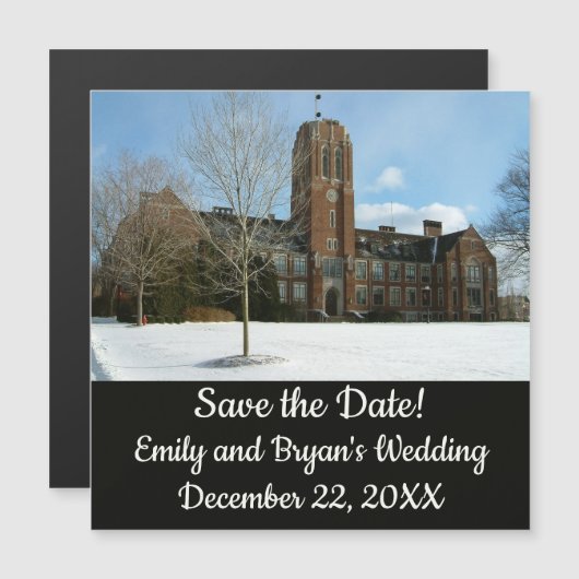 Rockwell in Winter op Grove City College (Voorkant / Achterkant)