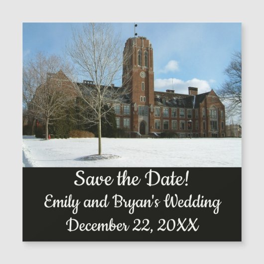 Rockwell in Winter op Grove City College (Voorkant)