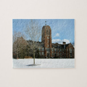 Rockwell in Winter op Grove City College Legpuzzel