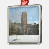 Rockwell in Winter op Grove City College Metalen Ornament (Links)