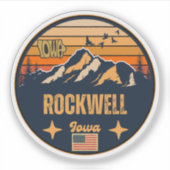 Rockwell, Iowa Sticker (Voorkant)