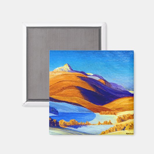 Rockwell Kent Vermont-studie Magneet (Voorkant / Achterkant)