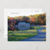 Rockwell Park - Bristol CT Autumn Post Card Briefkaart (Voorkant / Achterkant)