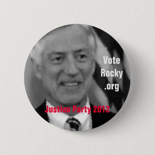 Rocky Anderson voor President Ronde Button 5,7 Cm (Voorkant)