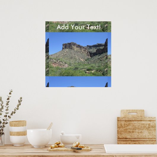 Rocky Apache Trail Poster (Keuken)