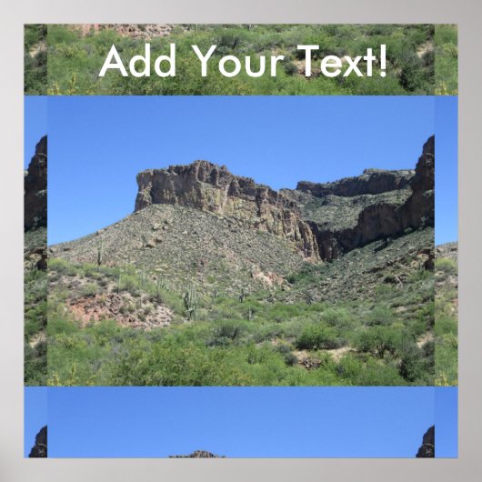 Rocky Apache Trail Poster (Voorkant)