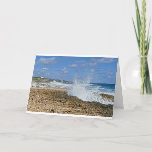 Rocky Bahamas Beach Kaart (Achterkant)