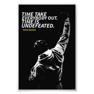 Rocky Balboa quotes Photo Enlargement Foto Afdruk