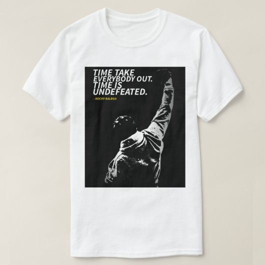 Rocky Balboa quotes T-Shirt (Design voorkant)