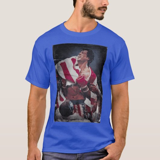 Rocky Balboa Vintage Oversized T-shirt (Voorkant)