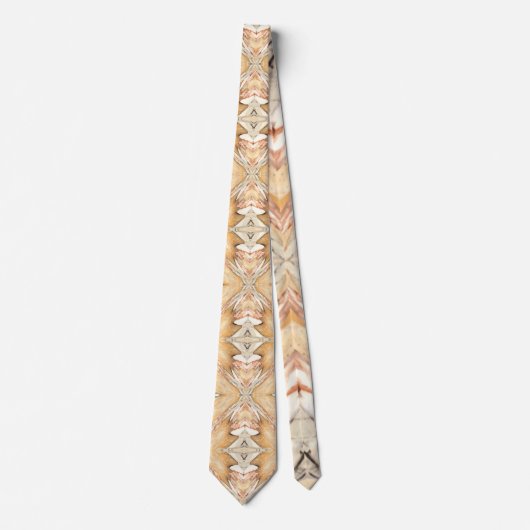 Rocky Beach Colors Abstracte Stropdas (Voorkant)