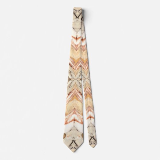 Rocky Beach Colors Abstracte Stropdas (Voorkant)