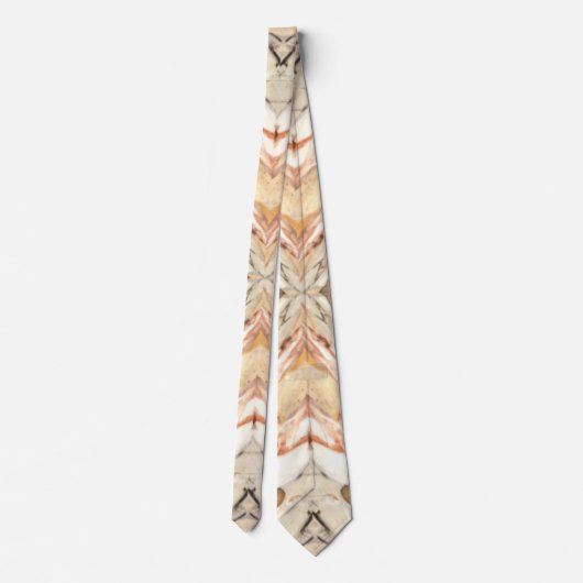 Rocky Beach Colors Abstracte Stropdas (Achterkant)