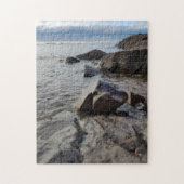 Rocky Beach Lake Superior Copper Harbour Michigan Legpuzzel (Verticaal)