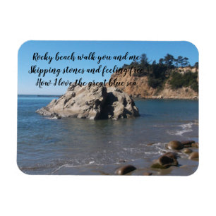 Rocky Beach Love Magneet