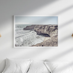 Rocky Beach Ocean Shore Poster