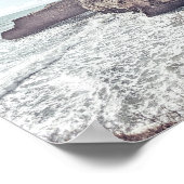 Rocky Beach Ocean Shore Poster (Hoek)