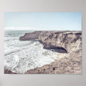 Rocky Beach Ocean Shore Poster (Voorkant)