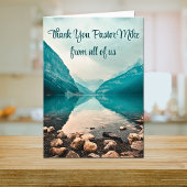 Rocky Beach Pastor waardering van de gemeente Bedankkaart