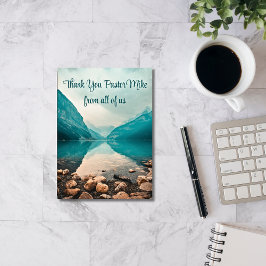 Rocky Beach Pastor waardering van de gemeente Bedankkaart